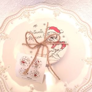 Set of Four Disney Christmas Sketchbook Coasters